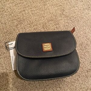 Dooney & Bourke Navy Leather Crossbody Bag